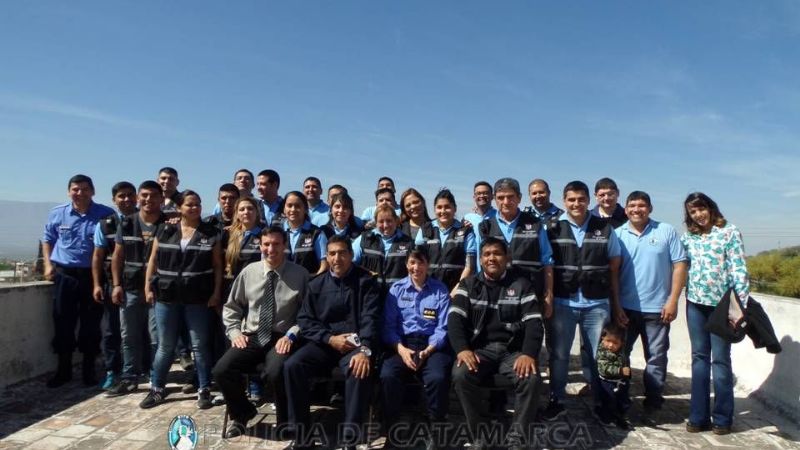 Quevedo visitó la División Criminalística