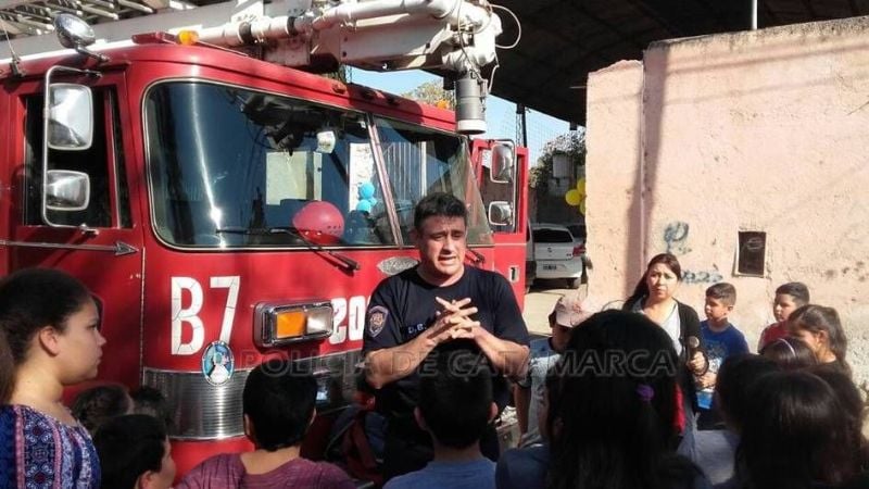 Personal policial festejó el Día del Niño en Valle Viejo