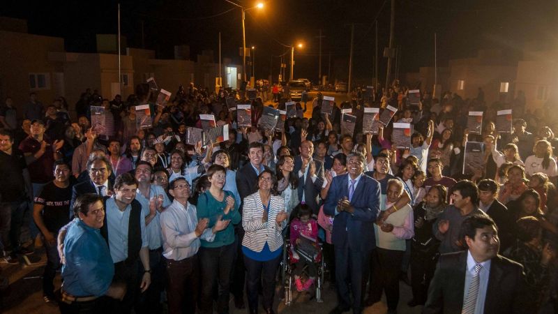 Lucía entregó viviendas e inauguró obras hídricas en Belén