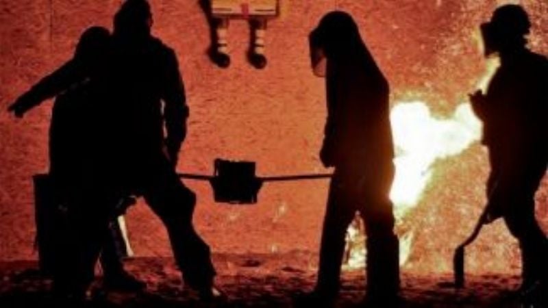 La producción de acero crudo creció en agosto 21,6%