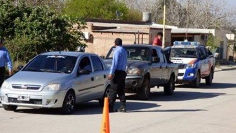 Controles en la Fiesta del Estudiante en Andalgalá