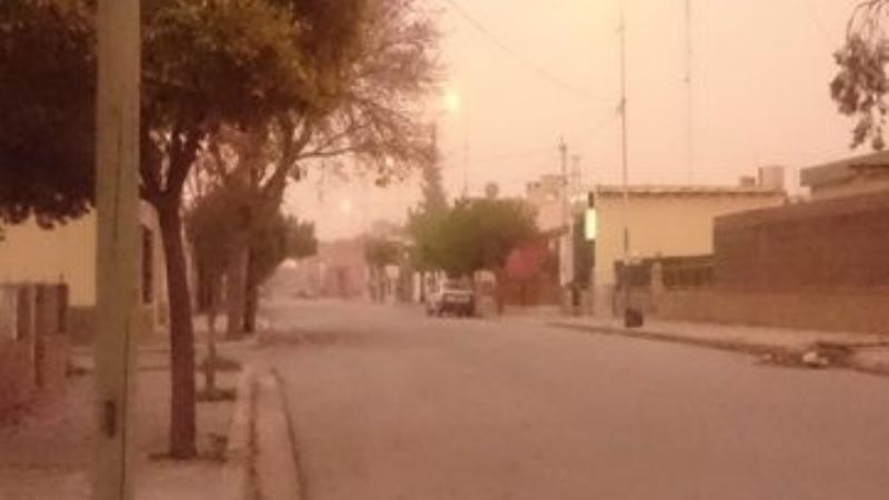 Impresionante tormenta de tierra azotó a Andalgalá