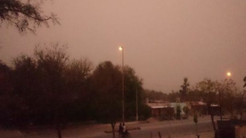 Impresionante tormenta de tierra azotó a Andalgalá