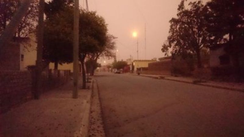 Impresionante tormenta de tierra azotó a Andalgalá