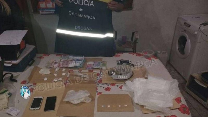 Desbaratan puntos de venta de drogas en la Capital