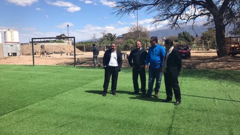 Este viernes, se inaugura la canchita del barrio 9 de Julio