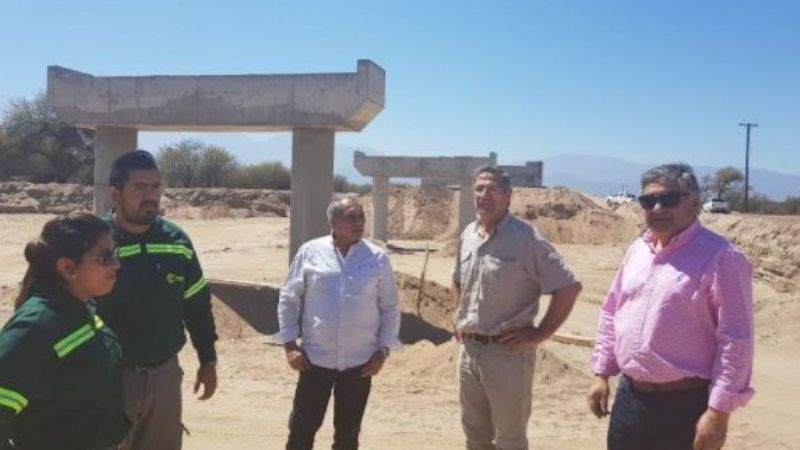Naranjo inspeccionó obra de pavimentación