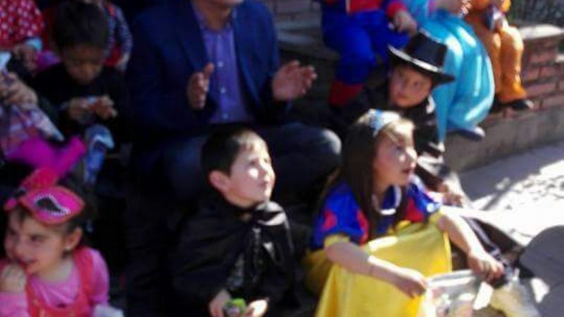 Niños del jardín festejaron el Día del Estudiante en El Alto