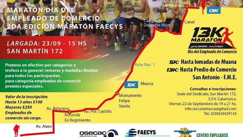 Este sábado va la Gran Maratón “Mercantil”