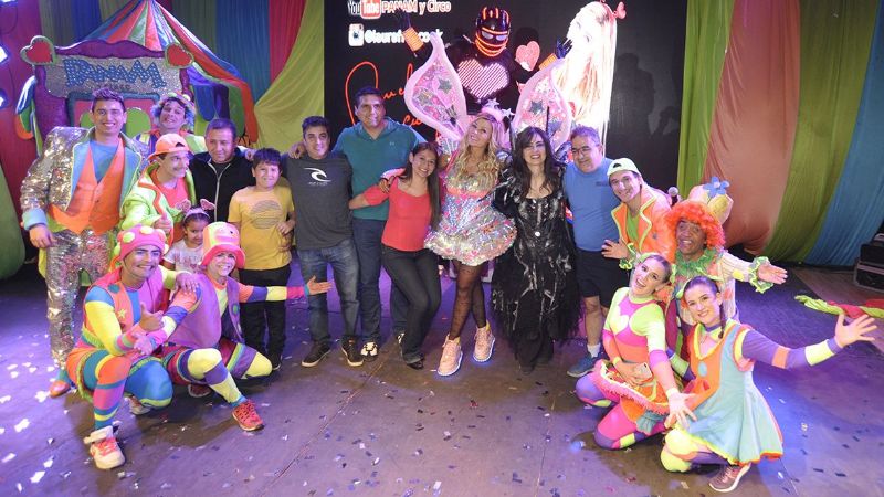 Panam deleitó a los chicos en el Parque de los Niños