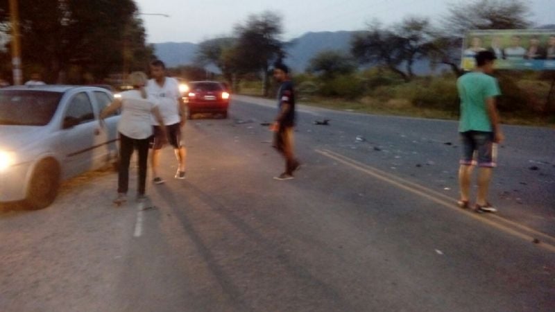 Impresionante choque en la ruta 1