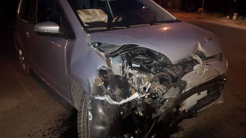 Impresionante choque en la ruta 1