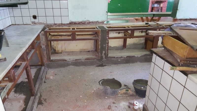 Intervienen en la escuela N° 218 de Malli