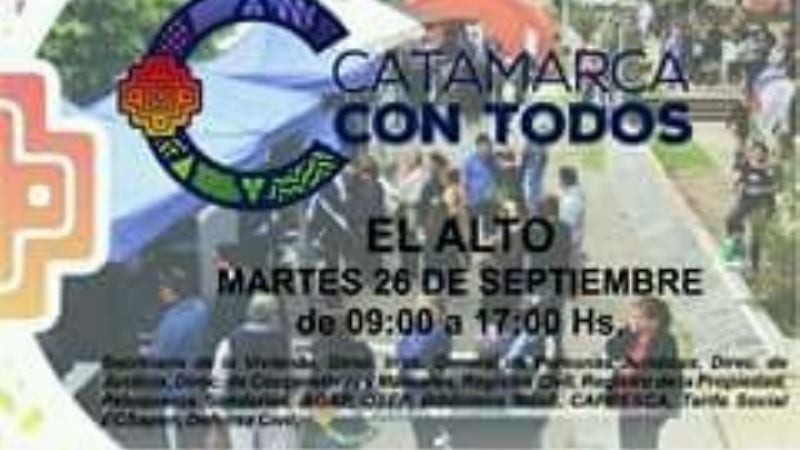 "Catamarca con todos" llega a El Alto