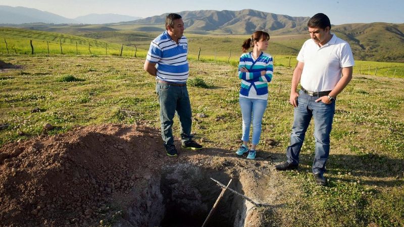 Cordero recorrió obras que se ejecutan en el norte de Paclín