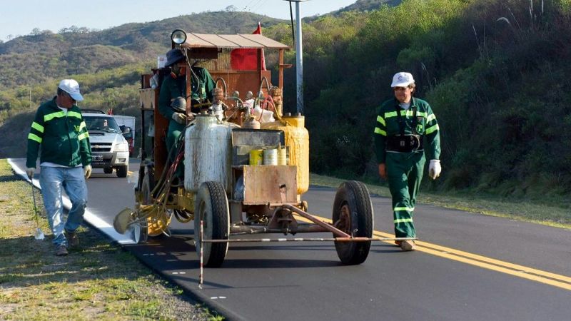 Cordero recorrió obras que se ejecutan en el norte de Paclín
