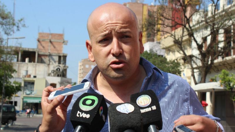 Manifestación de agentes de Tránsito