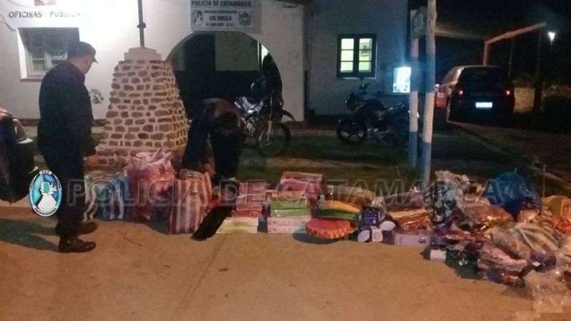 Secuestran mercadería ilegal en Los Varela