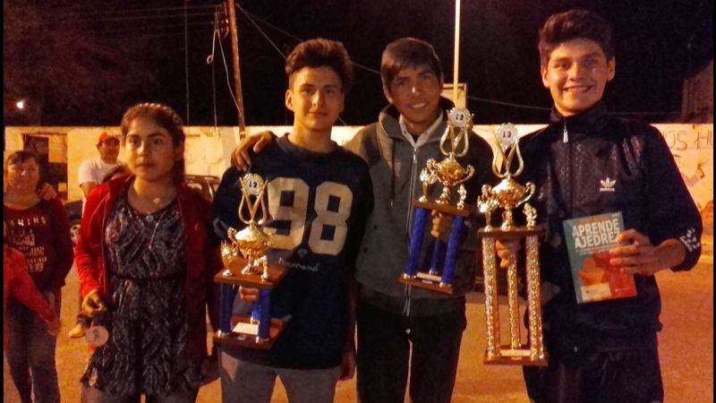 Carrizo y Casco ganadores en el Ajedrez de Saujil