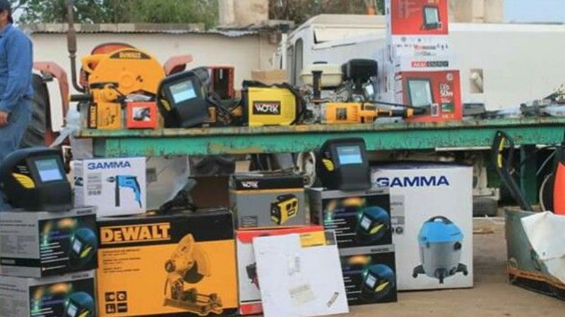 Entregaron herramientas a Obras y Alumbrado Público