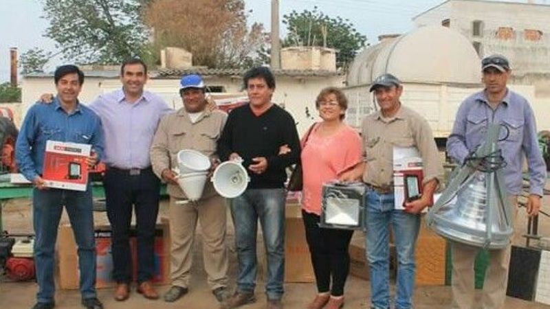 Entregaron herramientas a Obras y Alumbrado Público