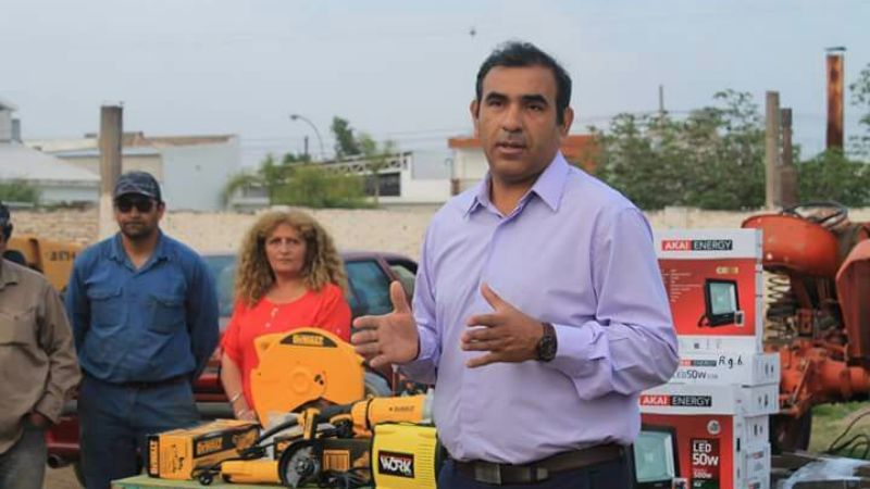 Entregaron herramientas a Obras y Alumbrado Público