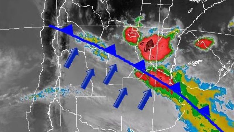 Llega un frente frío que hará descender la temperatura
