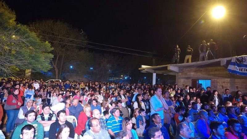 El peronismo unido y convencido del triunfo lanzó campaña en Santa María