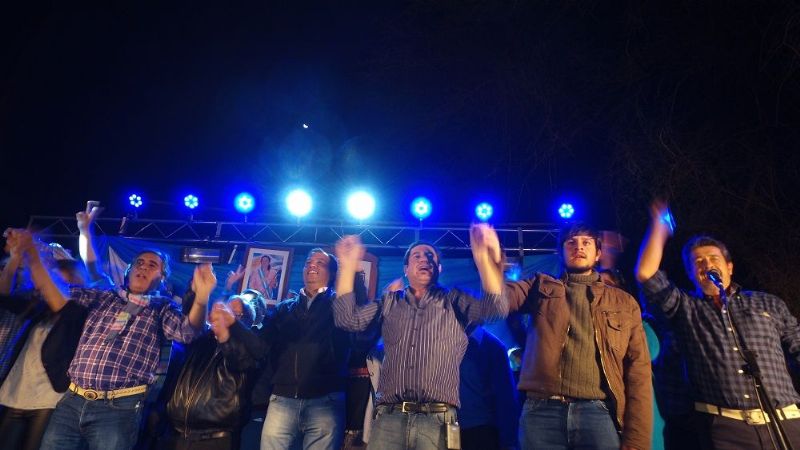 El peronismo unido y convencido del triunfo lanzó campaña en Santa María