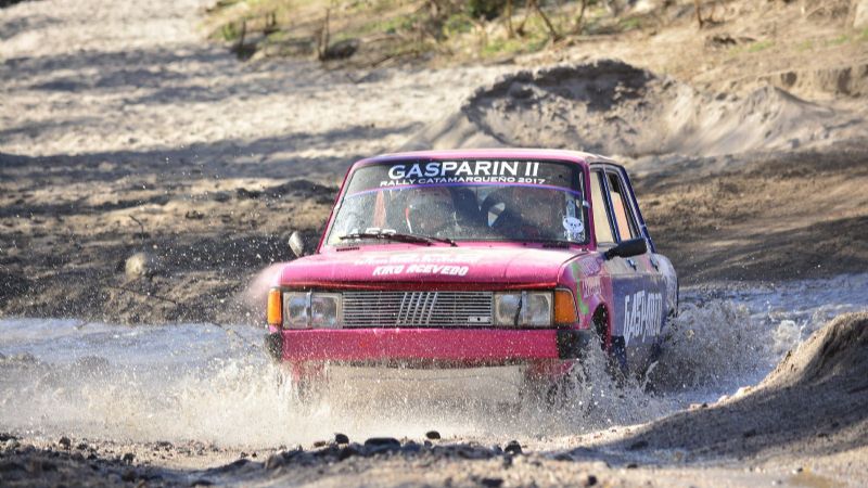 Los anfitriones del Rally en Bañado de Ovanta