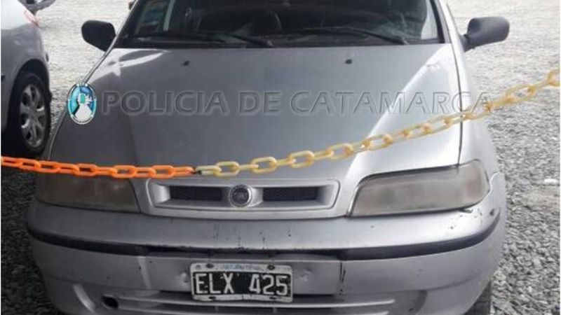 Secuestran un auto abandonado con pedido de secuestro de Buenos Aires