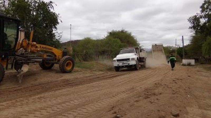 Trabajan en la reparación de la ruta a Choya de Andalgalá
