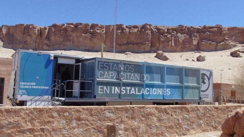 Una nueva Aula Taller Móvil en Antofagasta de la Sierra