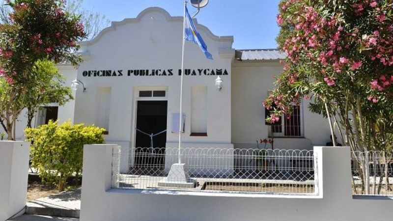 Lucía inauguró un renovado edificio de Oficinas Públicas en Huaycama