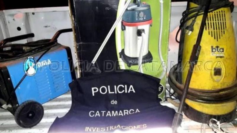 Recuperan elementos robados