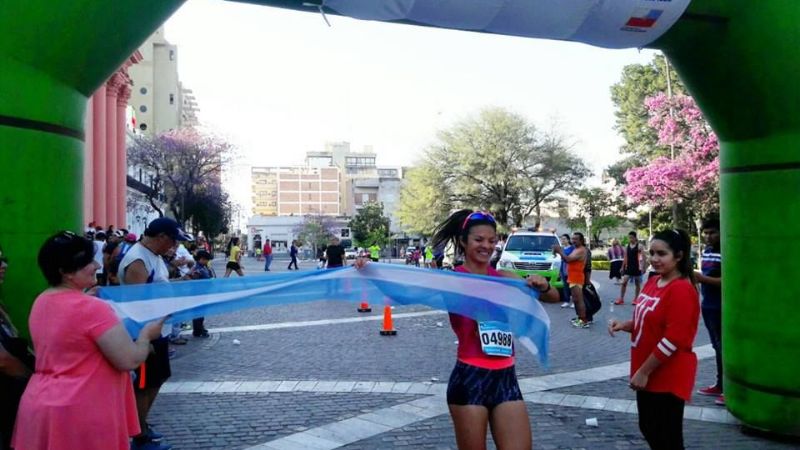 Leiva y Fabricius en la Maratón de La Unión