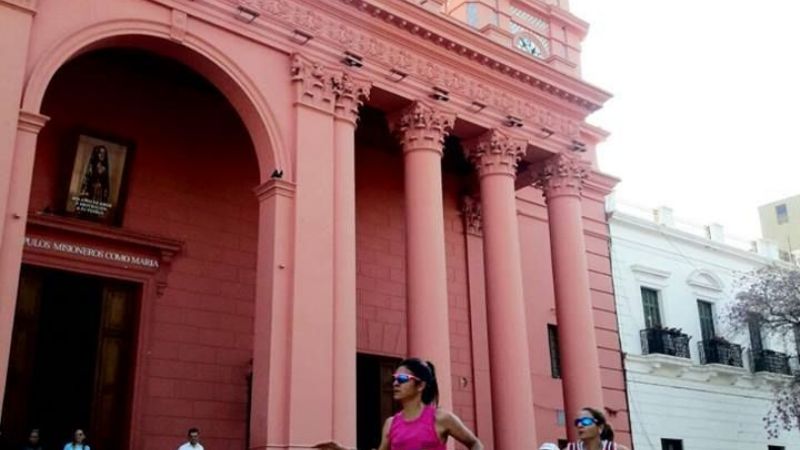 Leiva y Fabricius en la Maratón de La Unión
