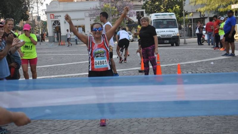 Leiva y Fabricius en la Maratón de La Unión