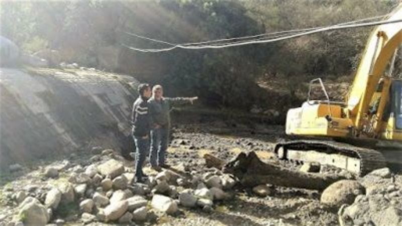 Encauzamiento y piedraplén del cauce del río Andalgalá