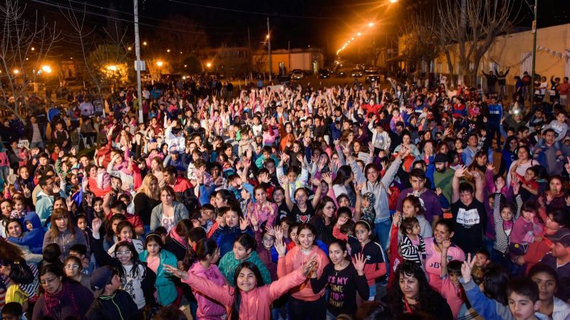 Multitudinario cierre del Día del Niño en Paclín