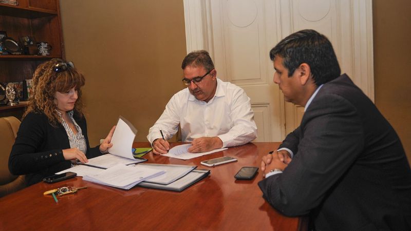 Inició la obra de urbanización en el barrio Magisterio