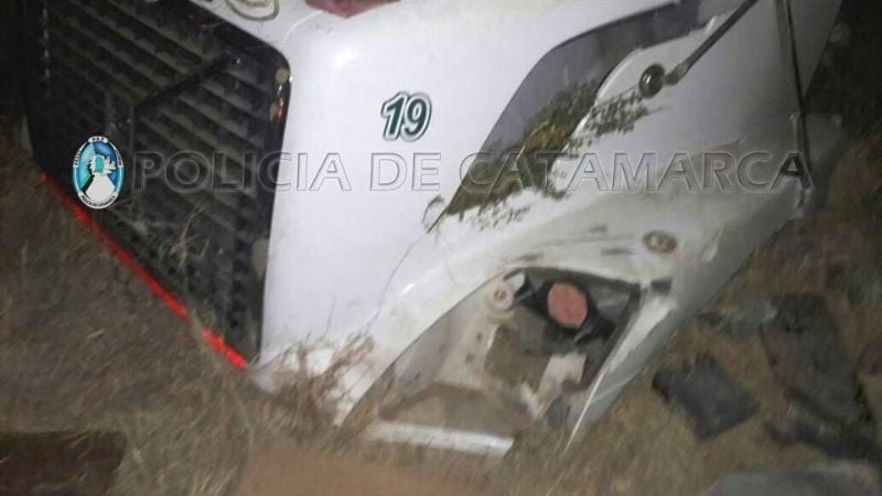 Volcó un camión en Capayán
