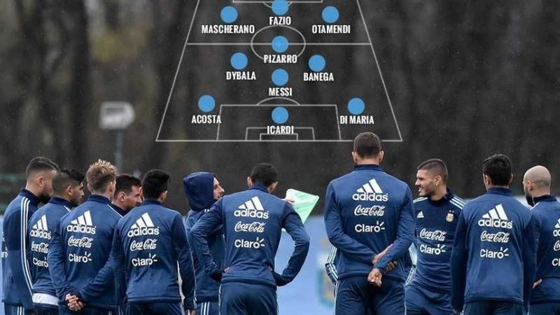 Sampaoli pone a Mascherano, Fazio y Pizarro