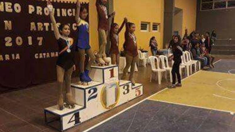 Buenos resultados de patinadoras recreínas en Santa María