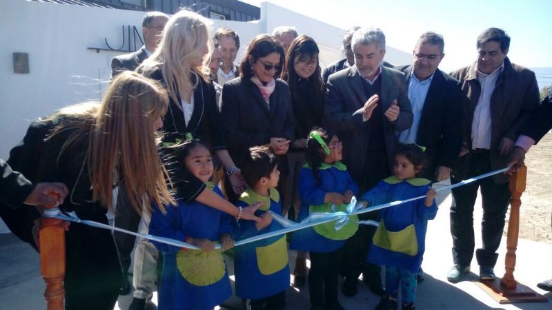 Lucía inauguró el nuevo edificio de Jardín de Infantes Nuclearizado N°7