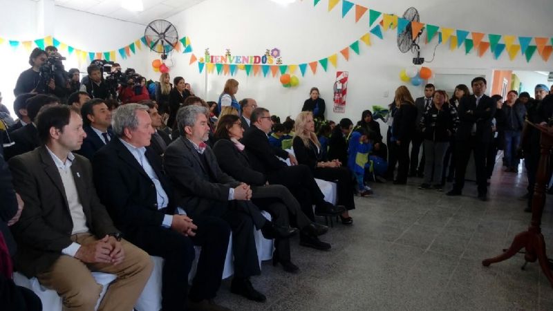 Lucía inauguró el nuevo edificio de Jardín de Infantes Nuclearizado N°7