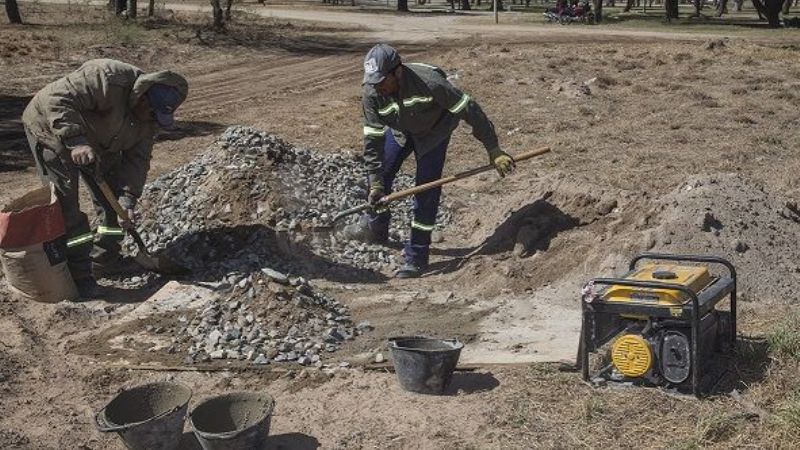 Inicio de las obras de intervención en el Parque Adán Quiroga