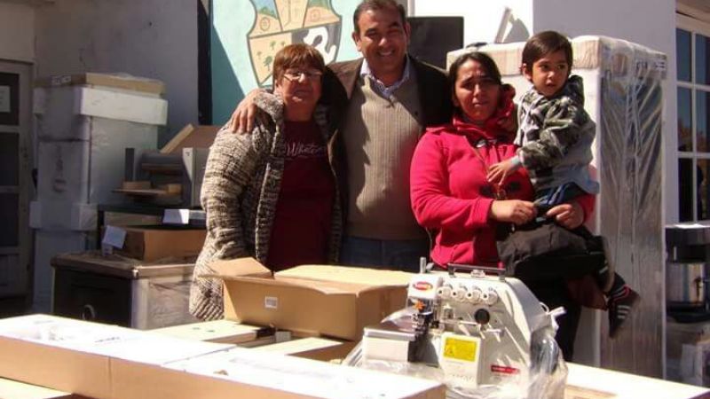 Entregaron equipamiento de Nación a emprendedores