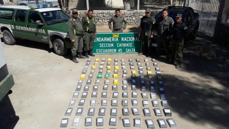 Detuvieron en Salta a belicho con más de 123 Kg. de cocaína