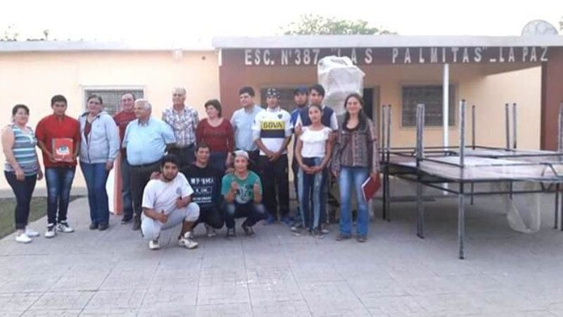 Entrega de mobiliario y festejo por el Día del Niño en Las Palmitas